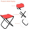 thumbnail image 3 of Camping Stool, Folding Stool with Carry Bag, Aluminum Alloy Bracket, 3 of 5