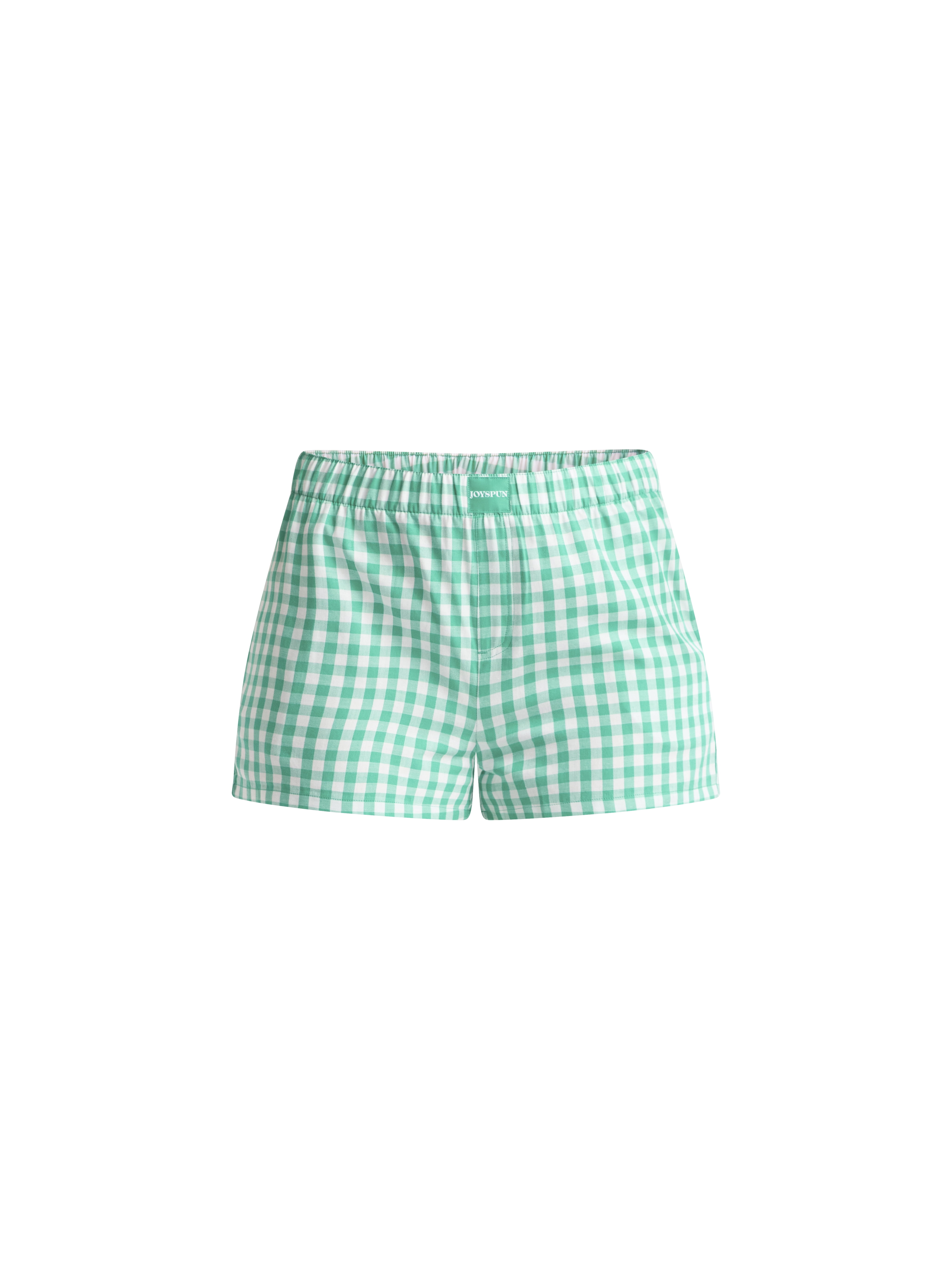 Joyspun Women's Woven Pajama Boxer Shorts, 3'' Inseam, Sizes XS-3X
