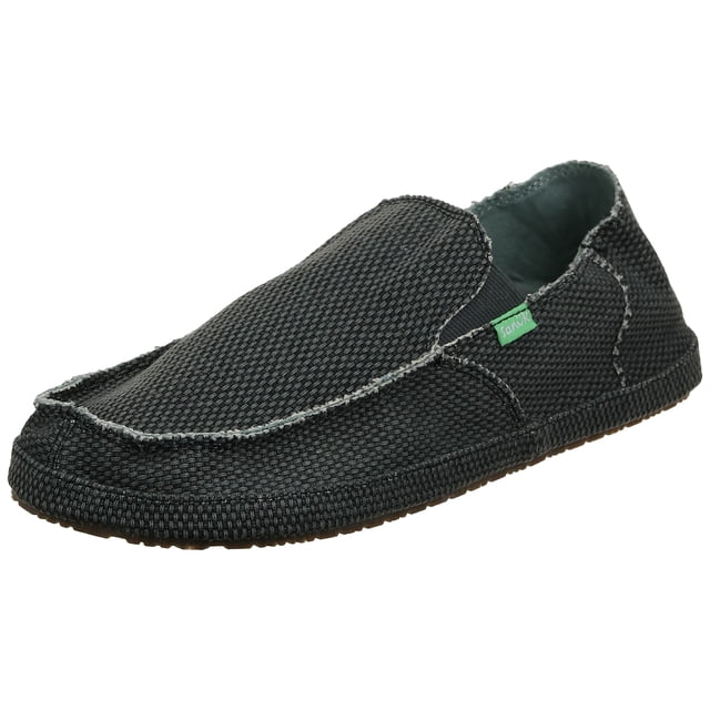 Zapatos Loafers Slip-On Rounder para Hombre Sanuk Negro Pirata Talla 10