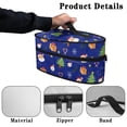 thumbnail image 5 of HELLHERO Santa Claus Gift Patterns Iron Carrier Bag Lightweight Travel Bag Portable Travel Iron Organizer Travel Iron Organizer, Case Only, 5 of 6