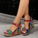 thumbnail image 5 of Bmisegm New Casual Slipper Lady Slides with Square Head Hollowed Out Ladies Women Beach Flip Flops Flat Sandals Shoes Womens Sandals Summer Black 7.5, 5 of 9