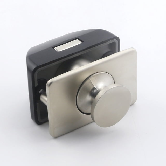1x Square Push Button Catch Lock Cupboard Cabinet Caravan Latch Knob
