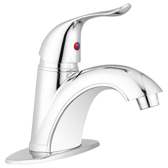 Dura Faucet Heavy Duty Single Lever Arc Lavatory Faucet for RV bathrooms - Chrome Polished
