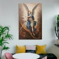 thumbnail image 6 of Saint Michael The Archangel Destroy Devil Posters Wall Art Painting Canvas Gift Living Room Prints Bedroom Decor Poster Artworks 24x36inch(60x90cm), 6 of 6