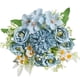 thumbnail image 2 of Ramo de peonías de seda artificial flores falsas ramo de novia y decoración para el hogar, 2 of 6