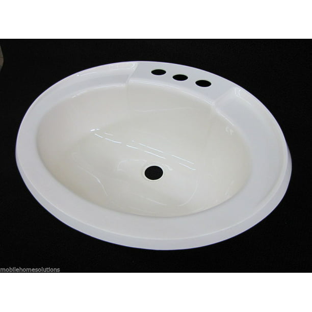 Mobile Home Rv Marine Parts Bathroom Lav Sink Bone Hardware Drain Assembly Inc Com - Mobile Home Ceramic Bathroom Sinks