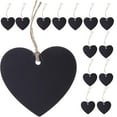 thumbnail image 1 of 40pcs Unfinished Blank Wooden Heart Shape Label Price Display Tags DIY Price Wooden Label, 1 of 8