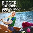 thumbnail image 2 of Ultimate Ears WONDERBOOM 3, Small Portable Wireless Bluetooth Speaker, Big Bass 360-Degree Sound for Outdoors, Waterproof, Dustproof IP67, Floatable, 131 ft Range - Performance Blue, 2 of 5
