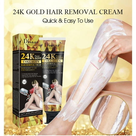 1/2Packs Hair Removal Cream Men and Women Whole Body Thigh Arms 24K