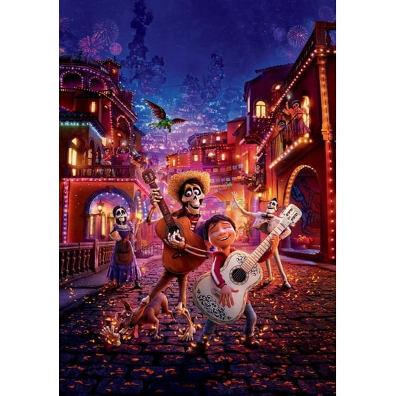 5D Diamond Painting Kits for Adults - Coco Diamond Art Kits for Adults Kids Beginner,DIY Full Drill Diamond Dots Rhinestone Diamond Arts Kits for Home Wall Decor Gifts 12x16inch