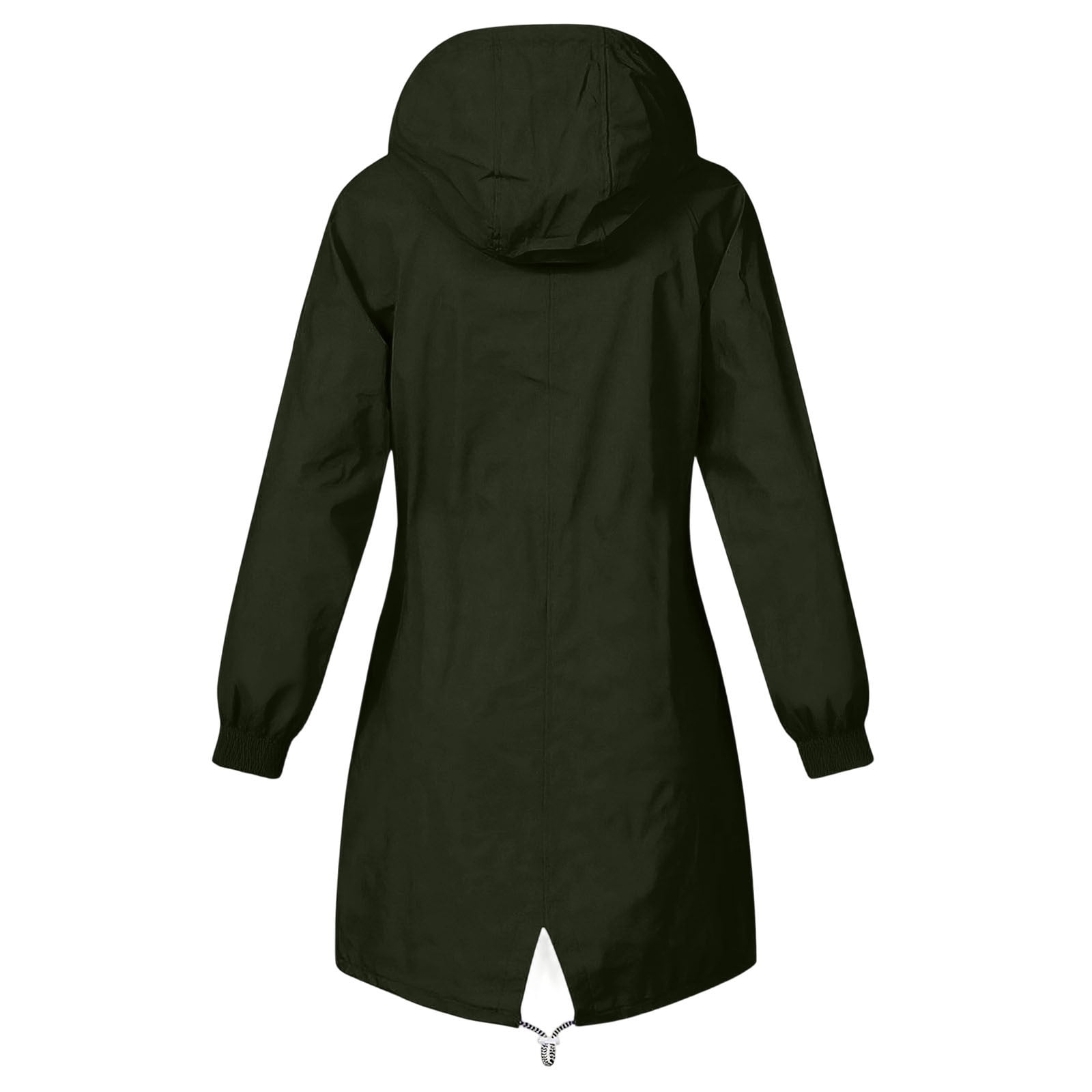 Horkkom Plus Size Rain Jackets for Women with Hood Pockets Drawstring Rain Coats Outdoor Waterproof Zip Up Hoodie XXL, Gifts for Women