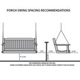 thumbnail image 4 of Keystone Amish Co. 5 Foot Franklin Poly Composite Porch Swing, Bright Red, 4 of 5