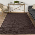 thumbnail image 2 of Dalyn Gorbea Shag Area Rug GR1 Gr1 Chocolate Chocolate Flat Plush 2' 3" x 7' 6" Rectangle, 2 of 5