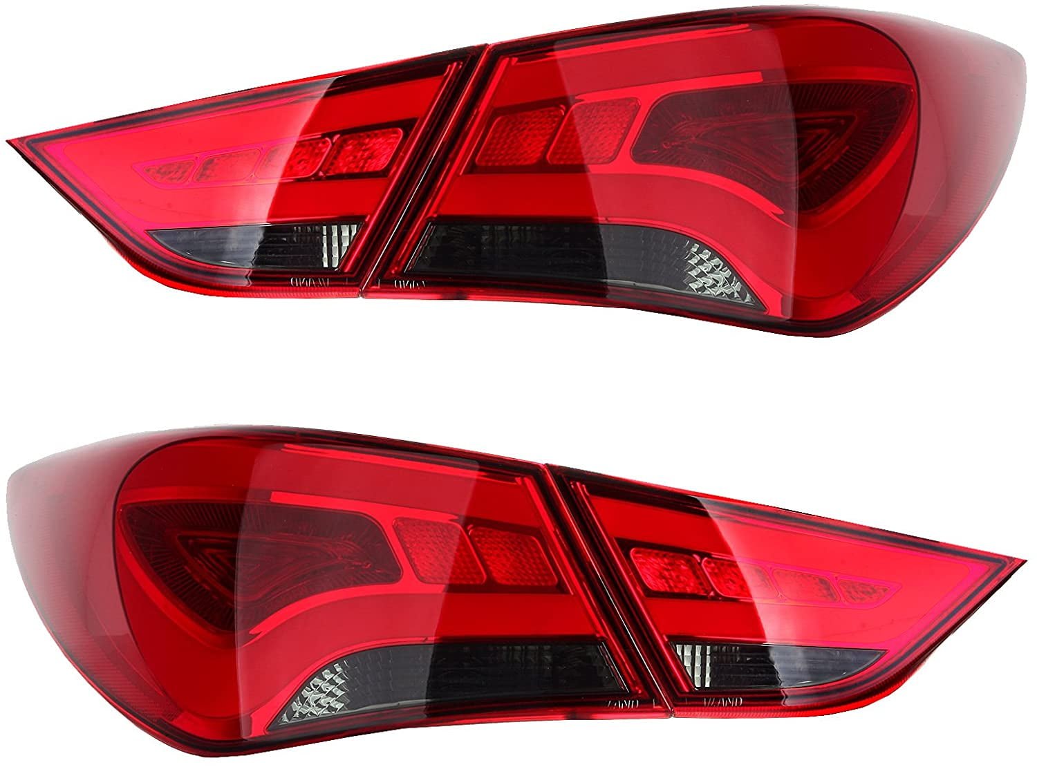 Inner Tail Light Assembly for Hyundai Sonata 2015-2017, Left (Driver), Halogen, Compatible with Base/Eco/Limited 2.0T/SE/Sport Models, Replacement (HY2802124