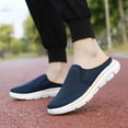 thumbnail image 5 of Dakaela Mules for Women Lightweight Slip on Sneakers Knit Mesh Open Back Walking Running Tennis Flats, 5 of 7