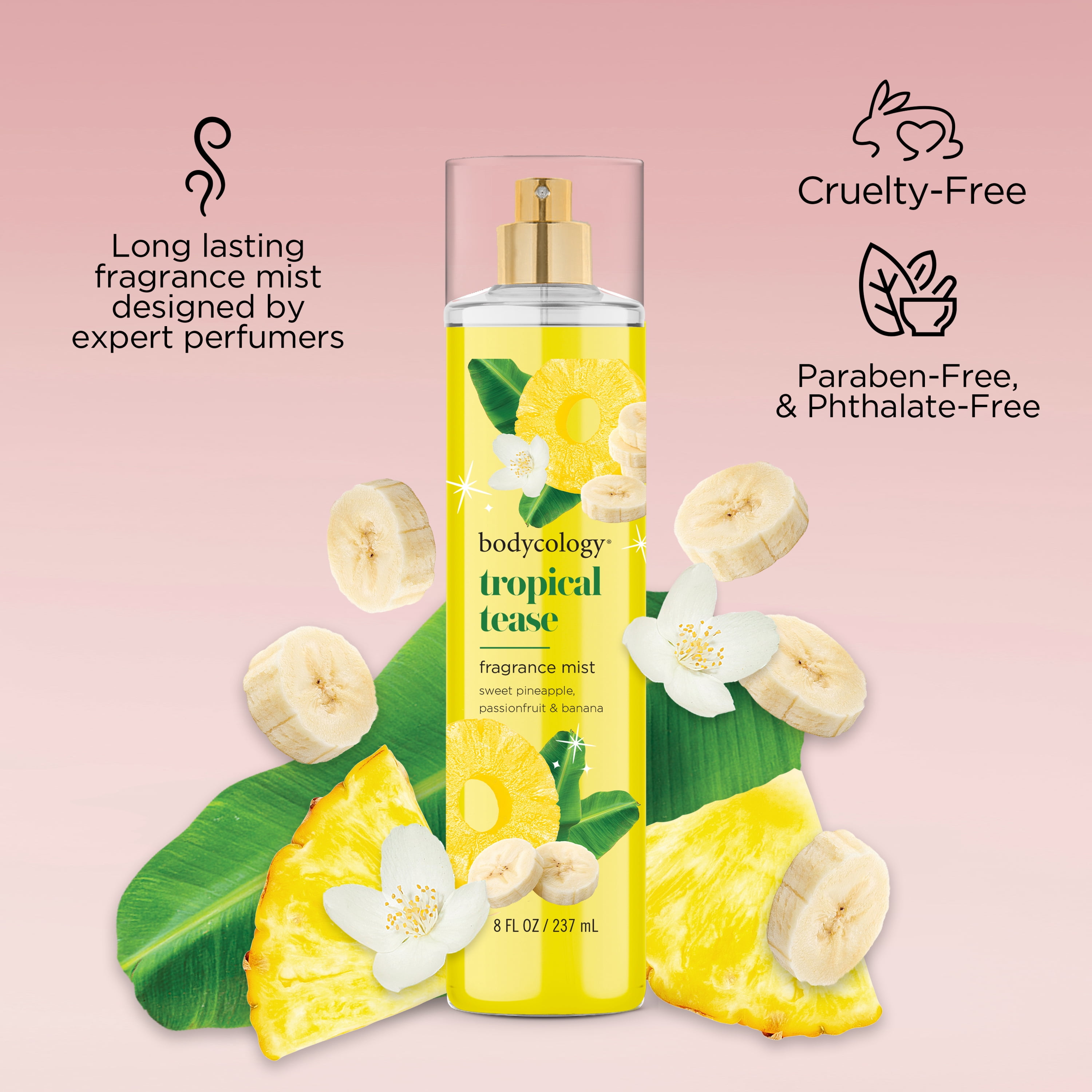 Bodycology Fragrance Body Mist, Tropical Tease, 8 fl oz