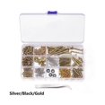thumbnail image 2 of 254pcs/lot Kit For Back Plate Mount Assortment With Storage Box For Electric Guitar Diy Tools, Gold, 2 of 5