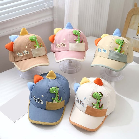 Kids Summer Mesh Baseball Cap with Excavator Embroidery Lightweight Adjustable Sun Hat for Outdoor Sports and Beach Play