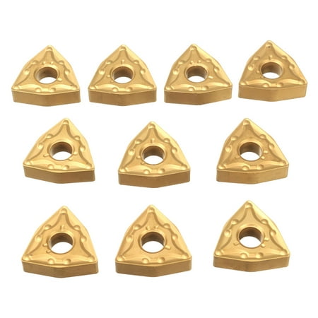 

ABIDE 10Pcs 16*5Mm WNMG0804 CNC Carbide Turning Insert Cutters Turning Tool Indexable Lathe Insert with Box
