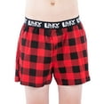 thumbnail image 4 of LazyOne Funny Animal Boxers, Novelty Boxer Shorts, Kids' Underwear, Gag Gifts for Boys, Red Plaid (Bear Bum Kid Boxer, Medium), 4 of 7