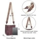 thumbnail image 4 of Bandolera HKCLUF de piel vegana moderna con 2 correas ajustables, 4 of 8