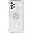 thumbnail image 5 of for Samsung Galaxy A13 4G (Not 5G) Glitter Case with Ring Holder, Bling Sparkle Floating Liquid Soft TPU Cushion Fashion Clear Case Cover for Samsung Galaxy A13/A13 4G Lite  Colorful, 5 of 7