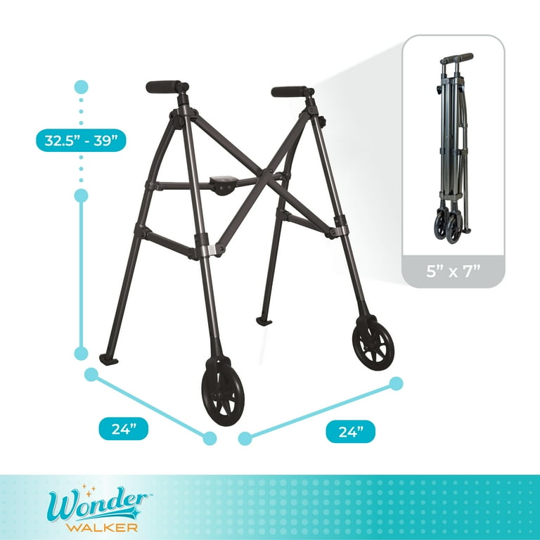 Able Life Lightweight Aluminum Portable Space Saver Walker