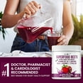 thumbnail image 2 of Peacock Max Superfood Beet Powder with Nitric Oxide, Green Tea, BCAA - 10.6 oz, 2 of 12