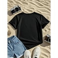 thumbnail image 2 of Girls' Summer Casual Cotton T-Shirt - Cotton Round Neck Tee with "Hello Kindergarten" Print, Vibrant Colors & Stars Design for School, Playdates & Casual attire, Cute T Shirts, 2 of 7