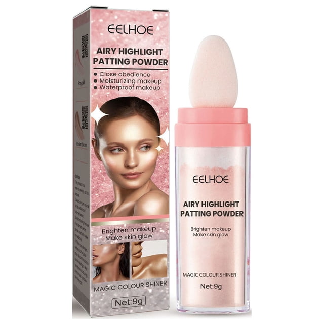 WIZUTIZ Poudre de Surlignage Aérienne, Stick de Poudre de Surlignage, Stick de Poudre Scintillante pour le Corps, Poudre Scintillante pour Cheveux Visage Yeux Corps Prix Réduit