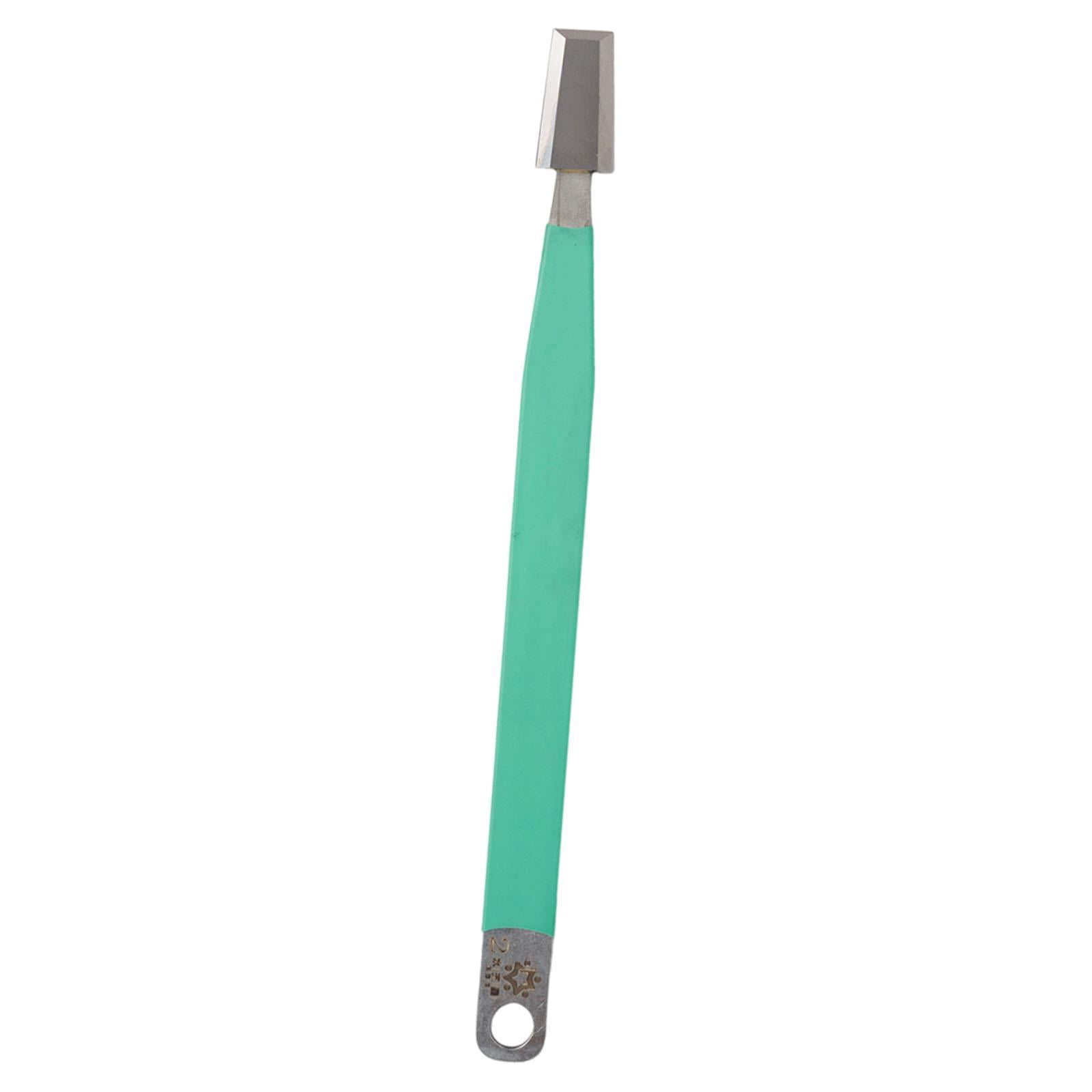 Pottery Sculpting Clay Modelling Tool Trimming Knife Tungsten Steel Ergonomic Handle for DIY Ceramic Artists
