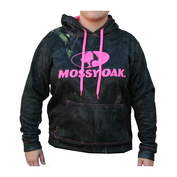 Mossy Oak Hooded Long Sleeve 100% Polyester, Hoodie (Women’s)