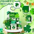 thumbnail image 4 of XGFHYJEH St Patricks Day Decorations, St Patricks Day Decorations Tabletop, St Patricks Day Decorations Indoor,St. Patrick's Day Tiered Tray Wooden Decorative Tabletop Ornaments Irish Holiday Decor, 4 of 5