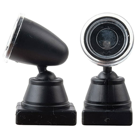 2 Pcs Model Signal Light Mini Signal Light Model Simulation Spotlight Scene Decor Mini House Decor