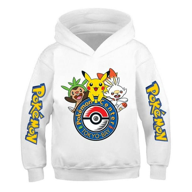 Sudaderas con capucha de Pokémon Pikachu para niños y niñas, abrigos finos de Pikachu, figura de Anime de dibujos animados, primavera y otoño