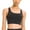 Black1, variant on SWSMCLT Women's Workout Top Yoga Sports Bra Running Wireless Trendy Bras Push Up Fitted Crop Summer Supportive Grey 10