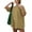 Gold, variant on Women Summer Casual Rompers Short Sleeve Backless Loose Athletic Beach Shorts Jumpsuit Gold