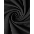 thumbnail image 5 of INSPIRE CHIC Women's Maternity Maxi Dress Short Sleeves V Neck Ruffled Sleeve for Photoshoot M Black, 5 of 6