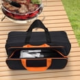thumbnail image 4 of Grill Tool Storage Bag with Two Size Options, Waterproof Oxford BBQ Utensil Organizer for Outdoor Grilling Camping RV Travel, 4 of 5