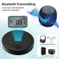 thumbnail image 3 of Reproductor de CD portátil Walkman con Bluetooth, altavoz integrado, recargable y con puerto USB/AUX/para auriculares., 3 of 5