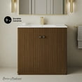 thumbnail image 2 of Lafayette 36" Bathroom Vanity in Brown Oak, 2 of 9