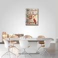 thumbnail image 3 of Cardinal Wall Art Red Floral Pictures Wall Decor Just Breathe Quotes Canvas Painting Print Artwork Modern Home Decor Framed for Living room Bedroom Bathroom 20"×16", 3 of 7