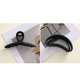 thumbnail image 1 of Juego de 2 Pinzas para el Pelo ZHAOCHENG Rectangulares de Plástico Negro Esmerilado Antideslizantes, 1 of 4