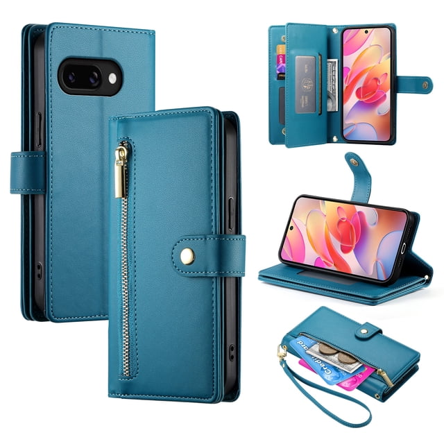 Funda de cartera GANGXUN para Samsmung Galaxy A26 - Diseño de cuero premium, 9 ranuras para tarjetas