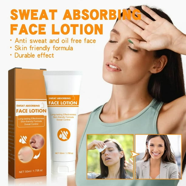 Loción Facial, Antitranspirante e Inhibidor del Sudor, Antitranspirante Facial, Refrescante, Control Duradero del Aceite, Niacinamida,50ML (Buy 2 get 1 free)
