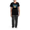 thumbnail image 4 of CafePress - Cute Cats Pajamas - Women's Short Sleeve Print T-Shirt and Pants Dark Cotton Pajama Set, 4 of 7
