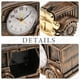 thumbnail image 2 of Reloj despertador con escultura de coche Reloj despertador retro de lujo Reloj de mesa de novedad, 2 of 5
