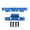 Blue, variant on BIMZUC Aluminum Alloy Front Rear Swing Arm Seat for HBX 1/18 18859E 18858E 18857E RC Car - Blue (1.5 inches / 37 mm)