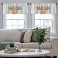 thumbnail image 4 of LALILO Kitchen Curtain Valance Happy Birthday Card With Rod Pocket Window Curtain 52"x 18" Set of 2, 4 of 5