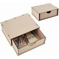 thumbnail image 1 of Cajón de almacenamiento DIY, cajas de almacenamiento de madera de 3 mm, organizador de fibra de densidad media para obras de arte y artículos de uso diario., 1 of 5